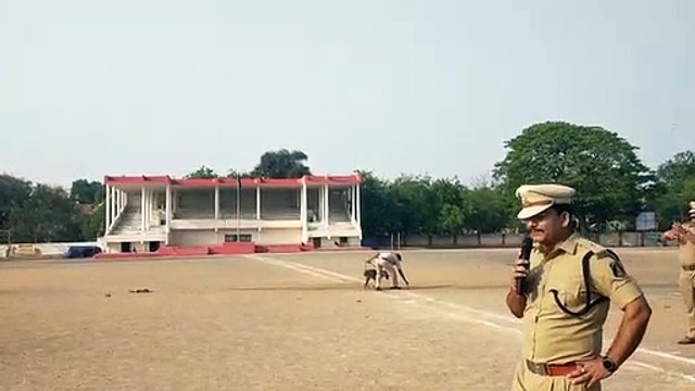 How prepared is the police of the district in case of rebellion or riot, mark drill took place in the presence of officers