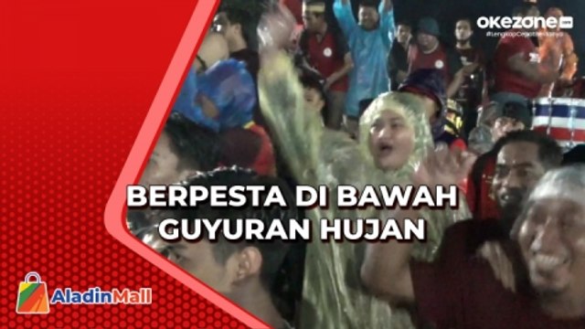 PSM Makassar Juara, Kota Parepare Berpesta di Bawah Guyuran Hujan