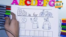 A to z drawing Letters B for Children -Teaching Writing ABC for Preschool -Alphabet for Kids part 3
