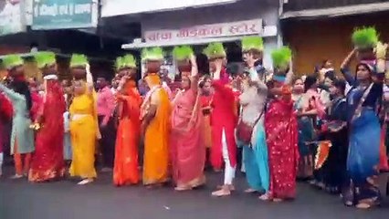 दसमीं पर जवारा विसर्जन की धूम, भक्ति भाव मे झूमे भक्त