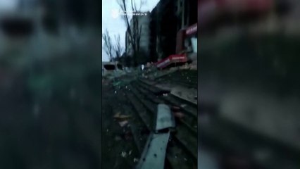 الدمار في مدينة باخموت جراء المواجهات بين القوات الروسية والأوكرانية منذ عدة أشهر