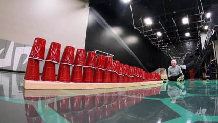 Cup Trick Shots | Dude Perfect