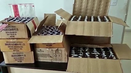 जबलपुर पुलिस की बड़ी कार्रवाई, भारी मात्रा में पकड़ी गई शराब - देखें वीडियो