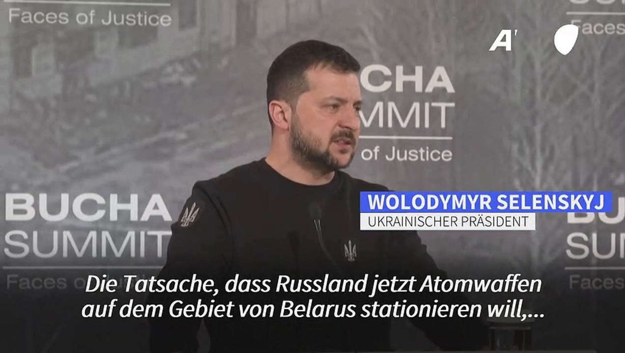 Selenskyj: 'Wenn die Ukraine fällt, wird Putin weitermachen'