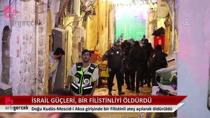 İsrail güçleri, Mescid-i Aksa’nın girişinde bir Filistinliyi öldürdü