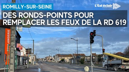 2 nouveaux ronds-points à la place de feux sur la RD 619