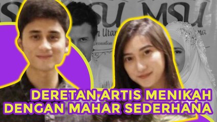 Ada yang Cuma Rp2 Ribu! Deretan Artis Ini Menikah dengan Mahar Sederhana