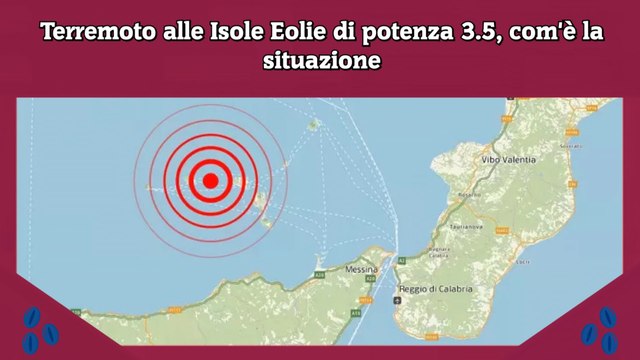 Terremoto alle Isole Eolie di potenza 3.5, com'è la situazione