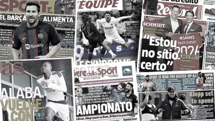 Descargar video: La presse espagnole s’enflamme pour le retour de Messi, Chelsea va jouer un mauvais tour au PSG