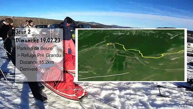 Le Vercors en Pulka 2023