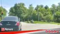 Polis Sedang Cari Pemandu Tabur Paku Di Jalan Raya