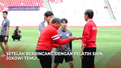 Download Video: Momen Jokowi Temui Pemain Timnas U-20 Usai RI Batal Jadi Tuan Rumah Piala Dunia