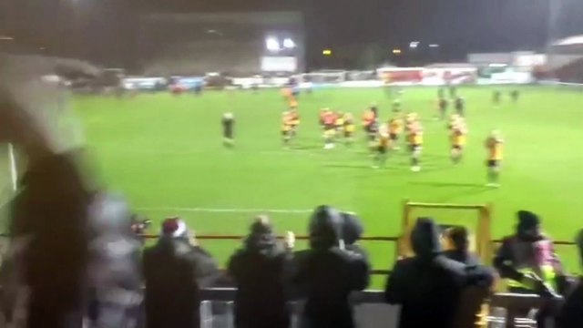 Derry City fans' emotional send-off for Alan Reynolds