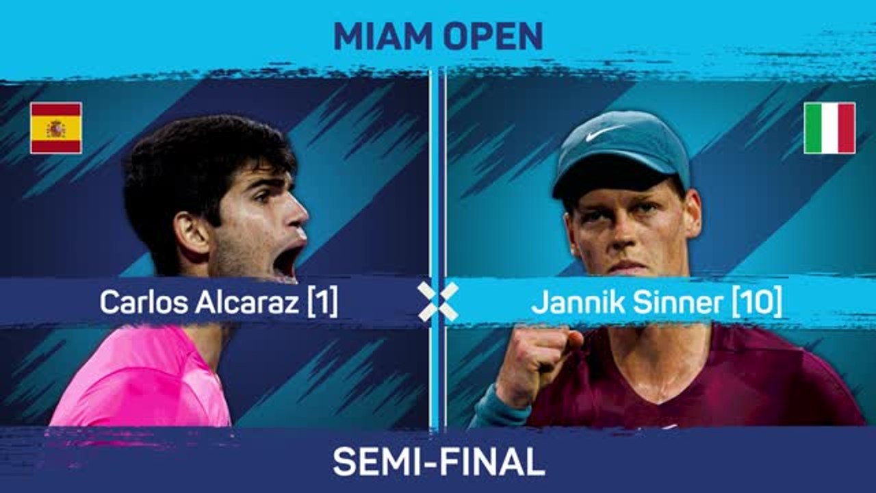 Sinner stuns Alcaraz in enthralling Miami Open semi-final