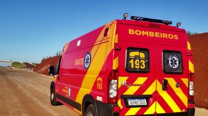 Ciclista sofre fratura no punho após cair na BR-163