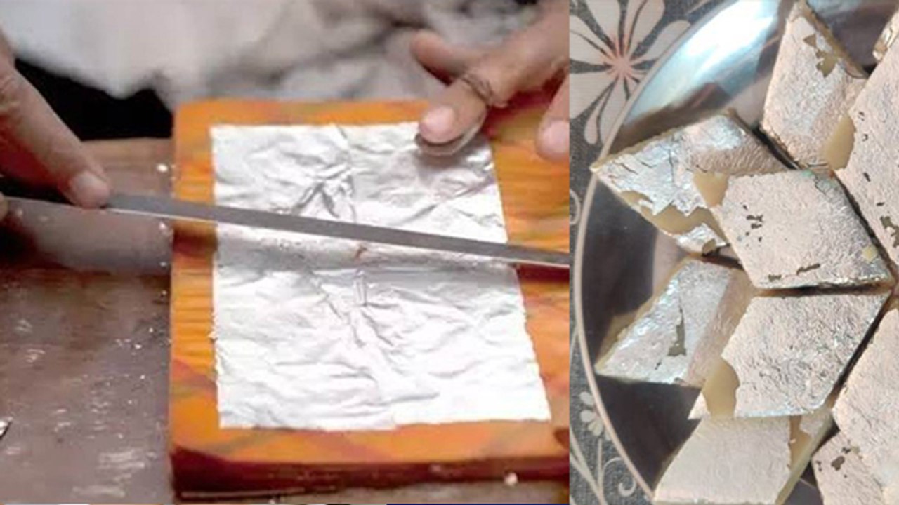 Chandi Ka Warq क्या Non Veg होता है Chandi Ka Warq Kaise Banta Hai Boldsky video Dailymotion