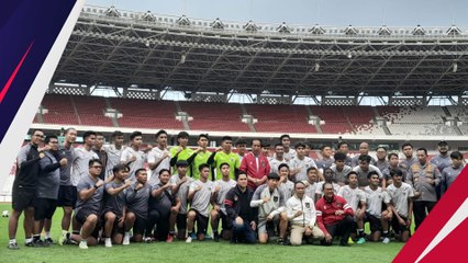 Pantau Latihan Timnas Indonesia U-20, Jokowi Beri Suntikan Motivasi