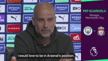 Guardiola reveals what he envies about Arsenal situation