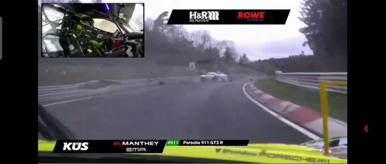 NLS 2 Endurance Race Mercedes N°9 Big Crash From Manthey Onboard