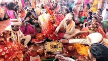 कोरबा और कटघोरा के सामूहिक विवाह में 125 जोड़े एक-दूजे के हुए, थामा दामन