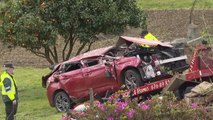 Cuatro jóvenes muertos en un accidente en Xove, Lugo