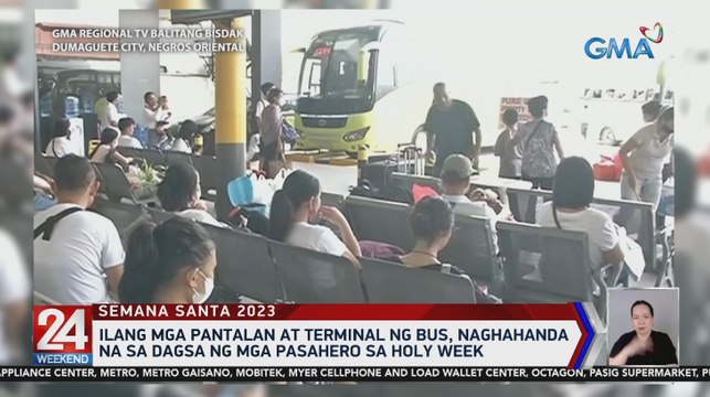 Ilang mga pantalan at terminal ng bus, naghahanda na sa dagsa ng mga pasahero sa Holy Week | 24 Oras Weekend