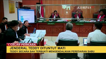 Raup Untung dari Penjualan Sabu, Teddy Minahasa Dituntut Mati oleh JPU