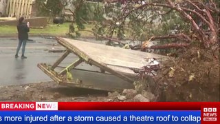 US tornadoes leave four dead, including one at Illinois music gig | BBC News English