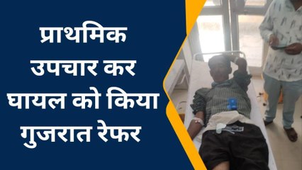 जालोर: डम्पर ने बाइक को मारी टक्कर ..हादसे में एक व्यक्ति गंभीर घायल