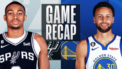 Game Recap: Warriors 130, Spurs 115