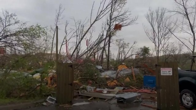 At least four dead and dozens injured after series of tornadoes tear through midwest states