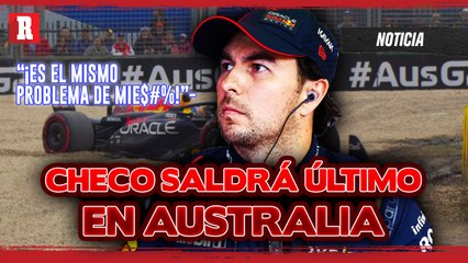 Checo queda FUERA en la Q1