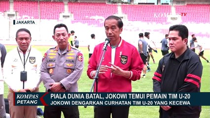 Begini isi Curhatan Timnas U-20 ke Presiden Jokowi, Usai Indonesia Batal Jadi Tuan Rumah