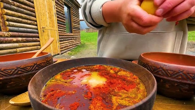 Roast A Big Lamb on a Spit! Azerbaijani Cuisine in the Mountains