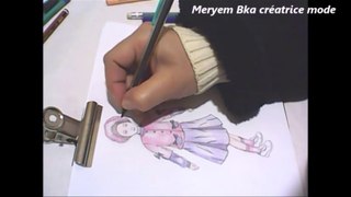 Comment dessiner une veste et une  jupe
