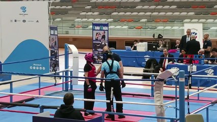 Céline en bleu 1er combat