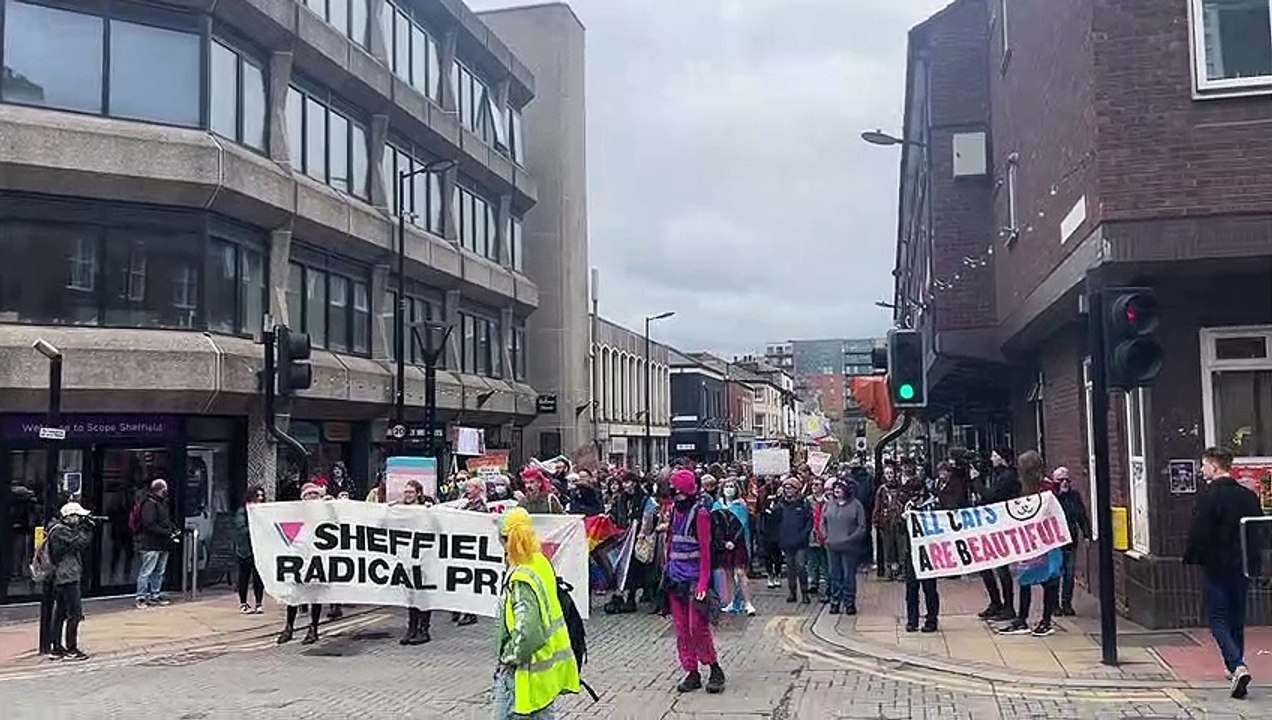 Sheffield Radical Pride march 2023