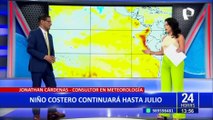 Meteorólogo Cárdenas: “La lluvias van a continuar hasta junio por Niño costero”