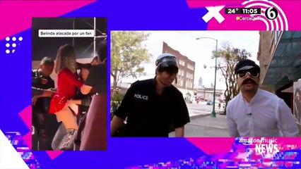 Belinda es atacada por fan en pleno concierto