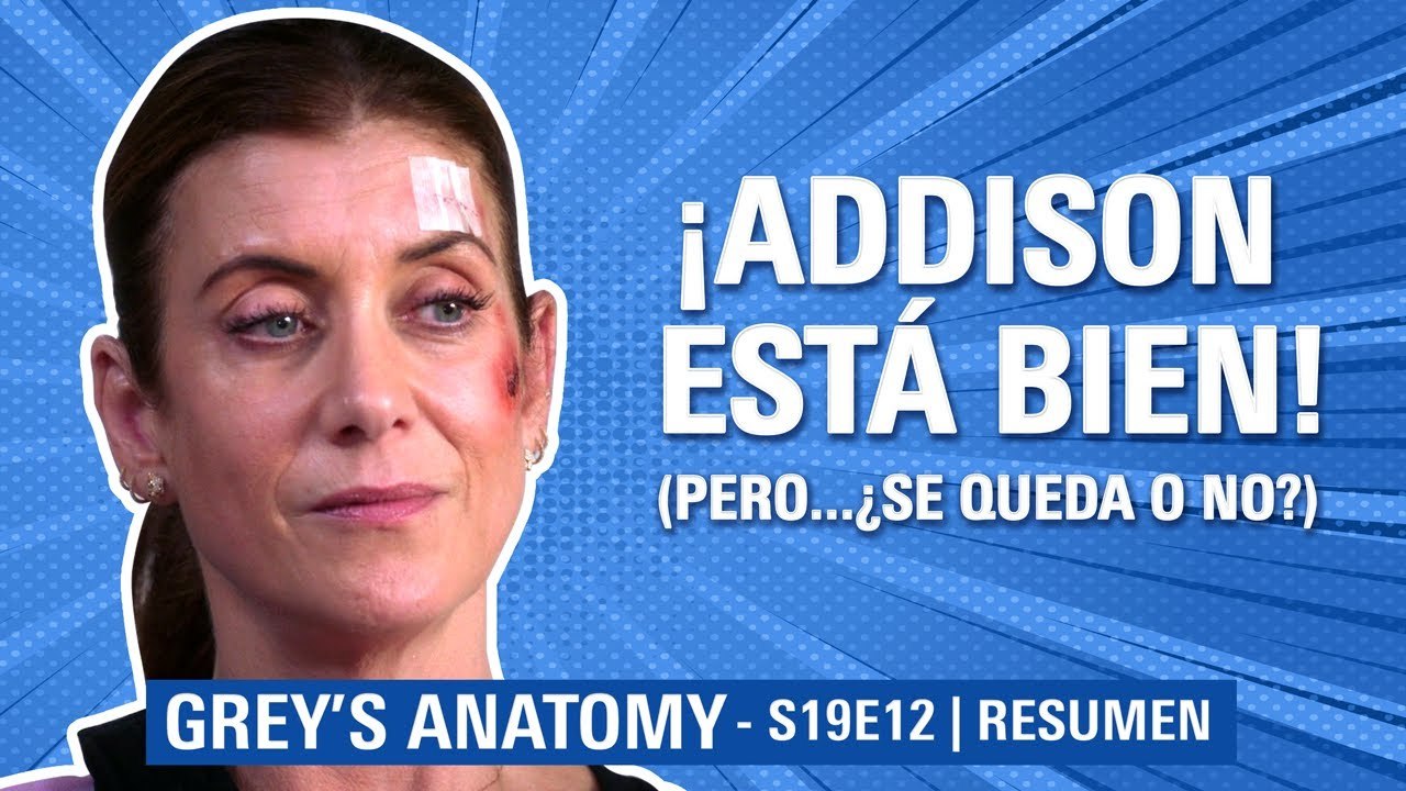 Grey's Anatomy 19x12 | ADDISON en BUSCA de su DESTINO | RESUMEN Temporada 19