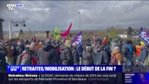 Plusieurs milliers de personnes se sont rassemblées dans le fief d'Élisabeth Borne, à Vire, dans le Calvados, pour manifester contre la réforme des retraites