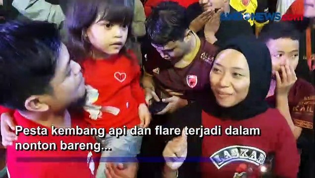 PSM Kunci Gelar Liga 1, Kota Makassar Berpesta