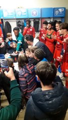 LA JOIE DANS LES VESTIAIRES