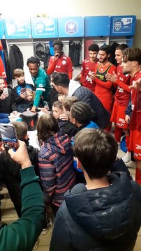 LA JOIE DANS LES VESTIAIRES