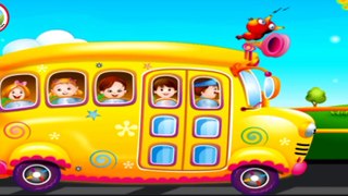 Wheels on the bus Song - 3D Animation Eng rhyme by UTube kids - Wheels on the bus go round and round