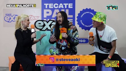 STEVE AOKI emocionado de la energía mexicana