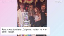 Cathy Guetta : Pièce montée gigantesque, petits câlins avec son ex David... un anniversaire dans la démesure !