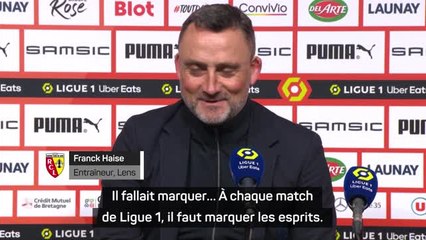 29e j. - Haise : "À chaque match de Ligue 1, il faut marquer les esprits"