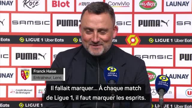 29e j. - Haise : À chaque match de Ligue 1, il faut marquer les esprits