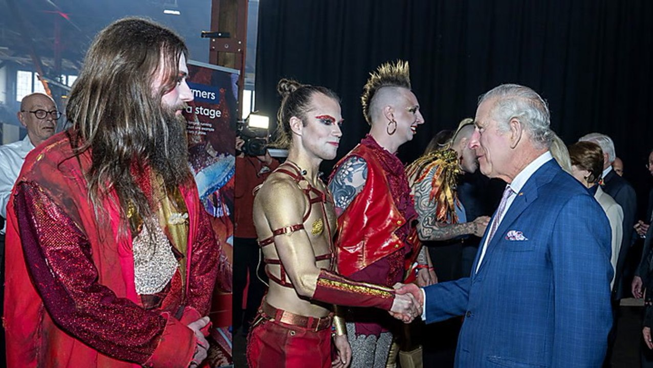 König Charles III. trifft ESC-Hoffnung: DIESE Bilder sind außergewöhnlich